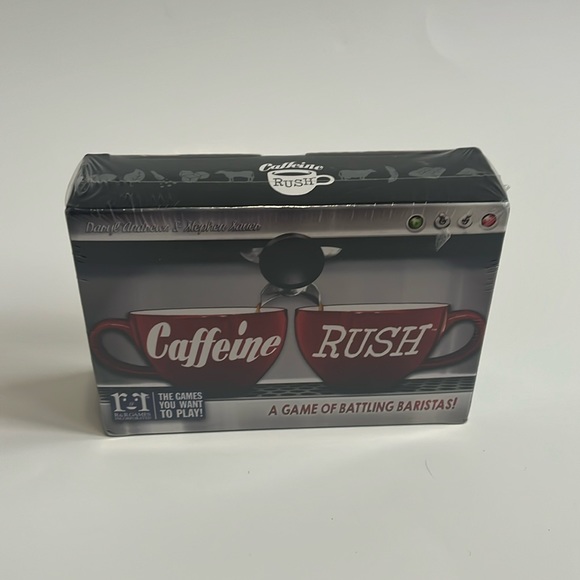 Caffeine Rush Card Game / New Sealed / R&R Games - Picture 2 of 6